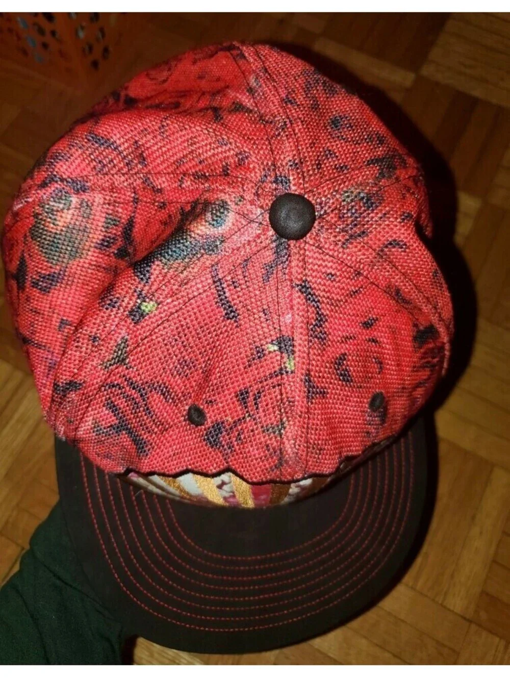 Size 7 3/4 Grassroots California Flamenco Barcelona Fan Fitted Hat Limited Edit.